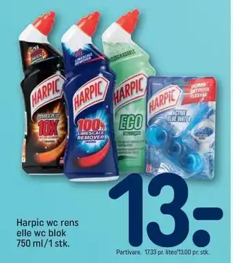 REMA 1000 Harpic wc rens el. wc blok tilbud