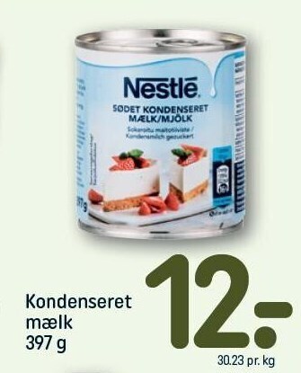 REMA 1000 Nestlé kondenseret mælk tilbud