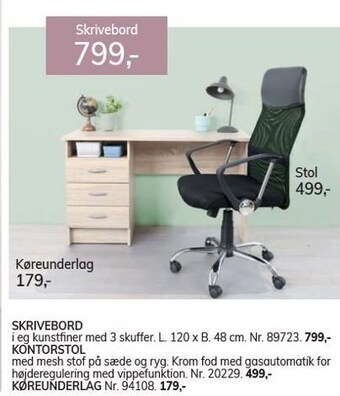 Daells Bolighus Skrivebord tilbud