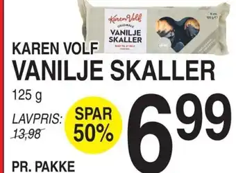ABC Lavpris Karen Volf Vanilje Skaller tilbud