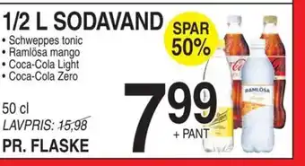 ABC Lavpris 1/2 L Sodavand tilbud