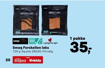 Kvickly Smag forskellen laks tilbud
