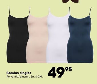 Sømløs singlet