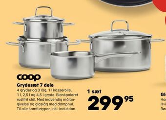 Kvickly Grydesæt 7 dele tilbud