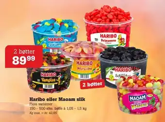 Poetzsch Padborg Haribo eller maoam slik tilbud