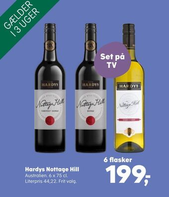SuperBrugsen Hardys nottage hill tilbud