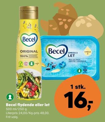 SuperBrugsen Becel flydende eller let tilbud