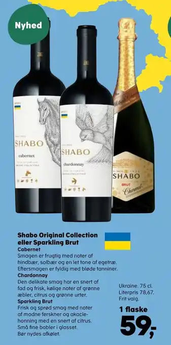 SuperBrugsen Shabo original collection eller sparkling brut tilbud