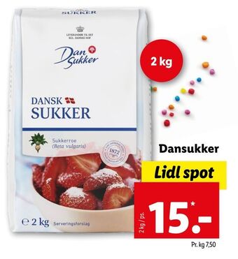 Lidl Dansukker tilbud