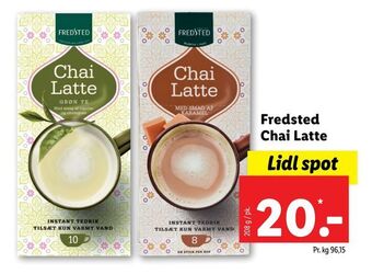 Fredsted chai latte