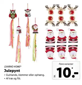 Lidl Julepynt tilbud