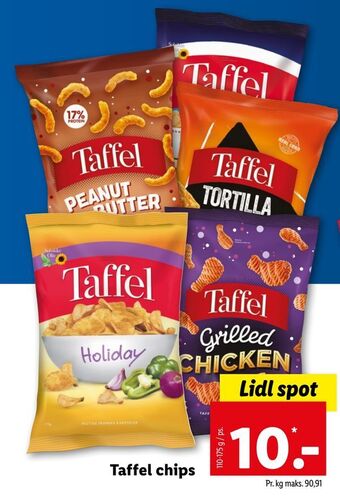Lidl Taffel chips tilbud