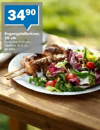 Engangstallerkner