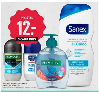 MENY Palmolive eller sanex personlig pleje tilbud