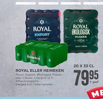 MENY Royal eller heineken tilbud