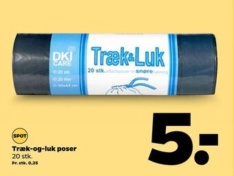 Netto Træk-og-luk poser tilbud