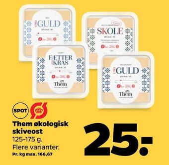 Them økologisk skiveost