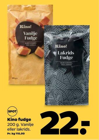 Kino fudge