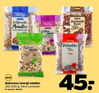 Netto Naturens energi nødder tilbud