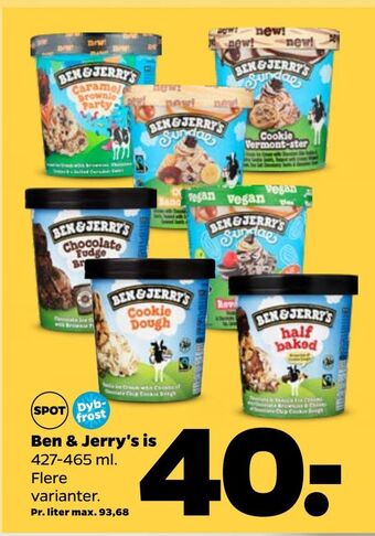 Netto Ben & jerry's is tilbud