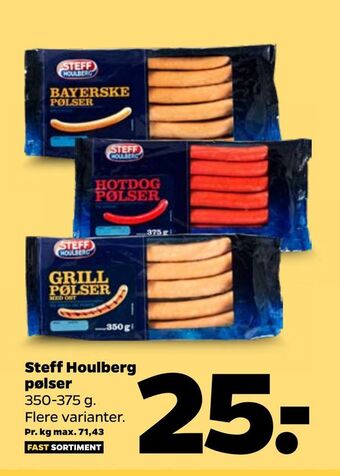 Netto Steff houlberg pølser tilbud