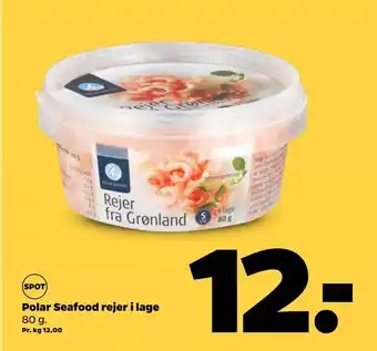 Netto Polar seafood rejer i lage tilbud