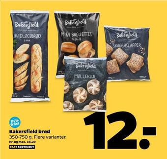 Netto Bakersfield brød tilbud