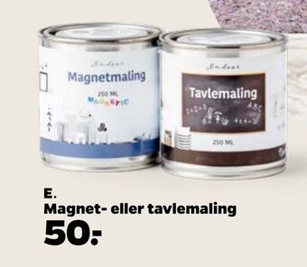 Magnet- eller tavlemaling
