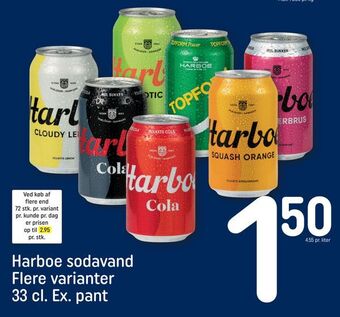 REMA 1000 Harboe sodavand tilbud