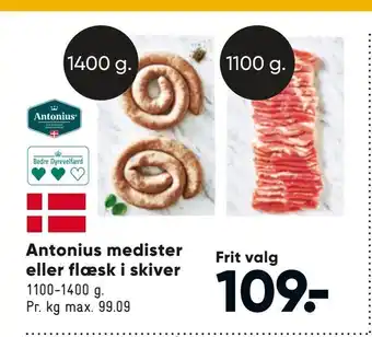 Bilka Antonius medister eller flæsk i skiver tilbud