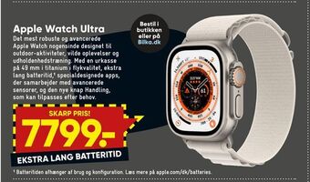 Bilka Apple watch ultra tilbud