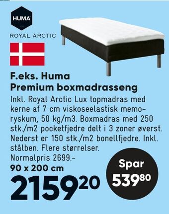 Bilka Huma premium boxmadrasseng tilbud