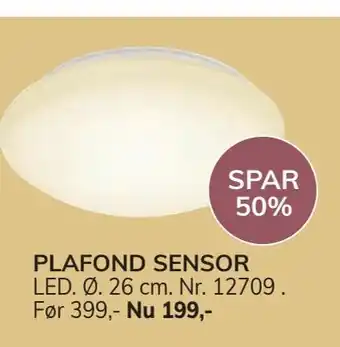 Daells Bolighus Plafond sensor tilbud