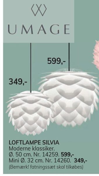 Daells Bolighus Loftlampe silvia tilbud