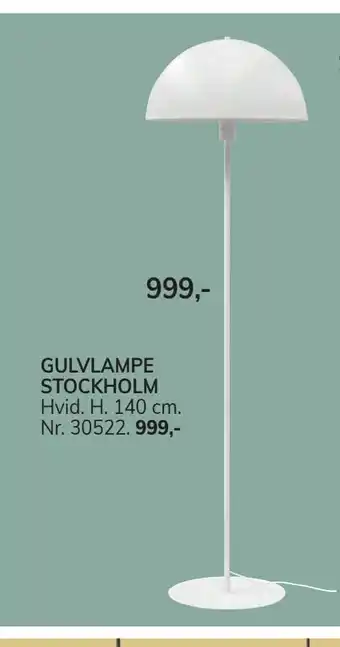 Daells Bolighus Gulvlampe stockholm tilbud