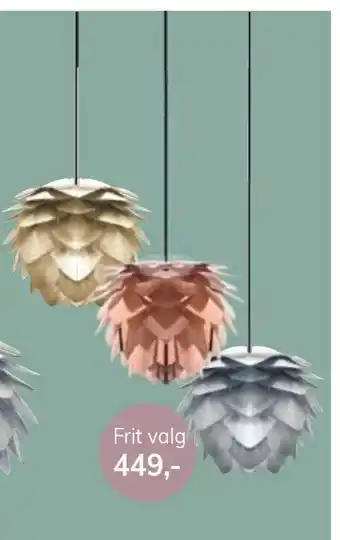 Daells Bolighus Loftlampe silvia tilbud