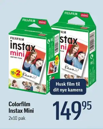 Føtex Colorfilm instax mini tilbud