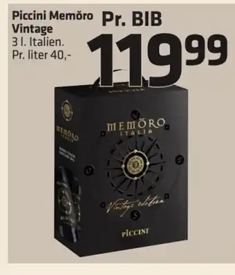 Fleggaard Piccini Memoro Vintage 3 l. tilbud
