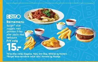 Bilka Børnemenu tilbud