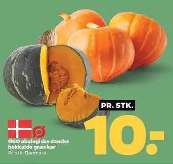 Øgo danske hokkaido græskar