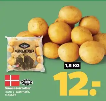 Netto Samsø kartofler 1,5 kg. tilbud