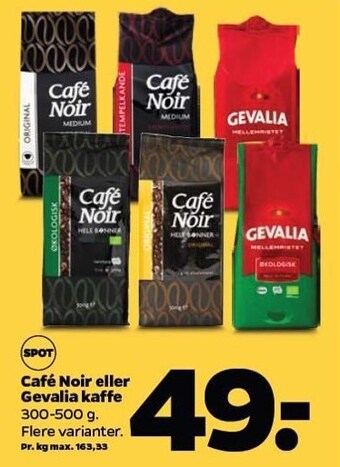 Netto Café noir el. gevalia kaffe tilbud