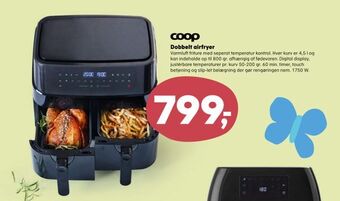 Kvickly Dobbelt airfryer tilbud