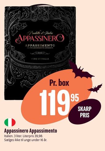 Min Købmand Appassinero appassimento tilbud