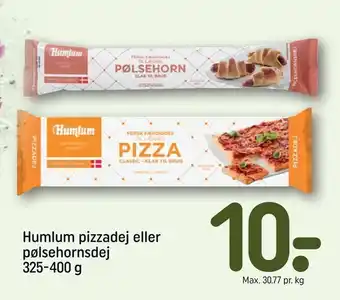 REMA 1000 Humlum pizzadej eller pølsehornsdej tilbud