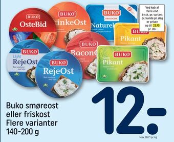 Buko smøreost eller friskost