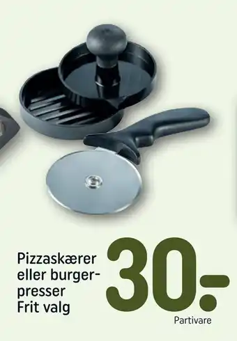 REMA 1000 Pizzaskærer eller burger presser tilbud