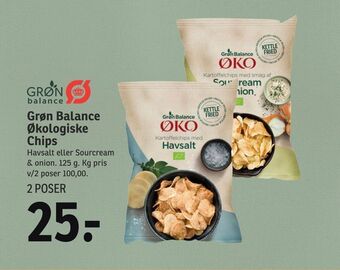 SPAR Grøn balance økologiske chips tilbud