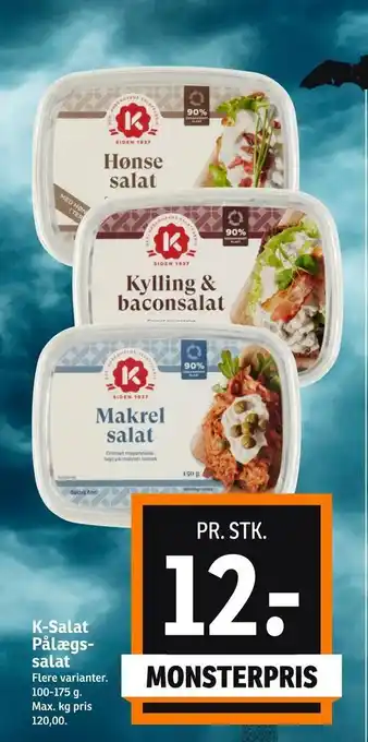 SPAR K-salat pålægs salat tilbud