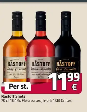 Fleggaard Råstoff Shots 70 cl. tilbud